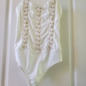 Cream Color Bodysuit